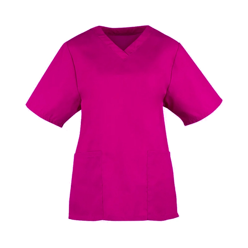 Unisex Lightweight Scrub Tunic (Pink)